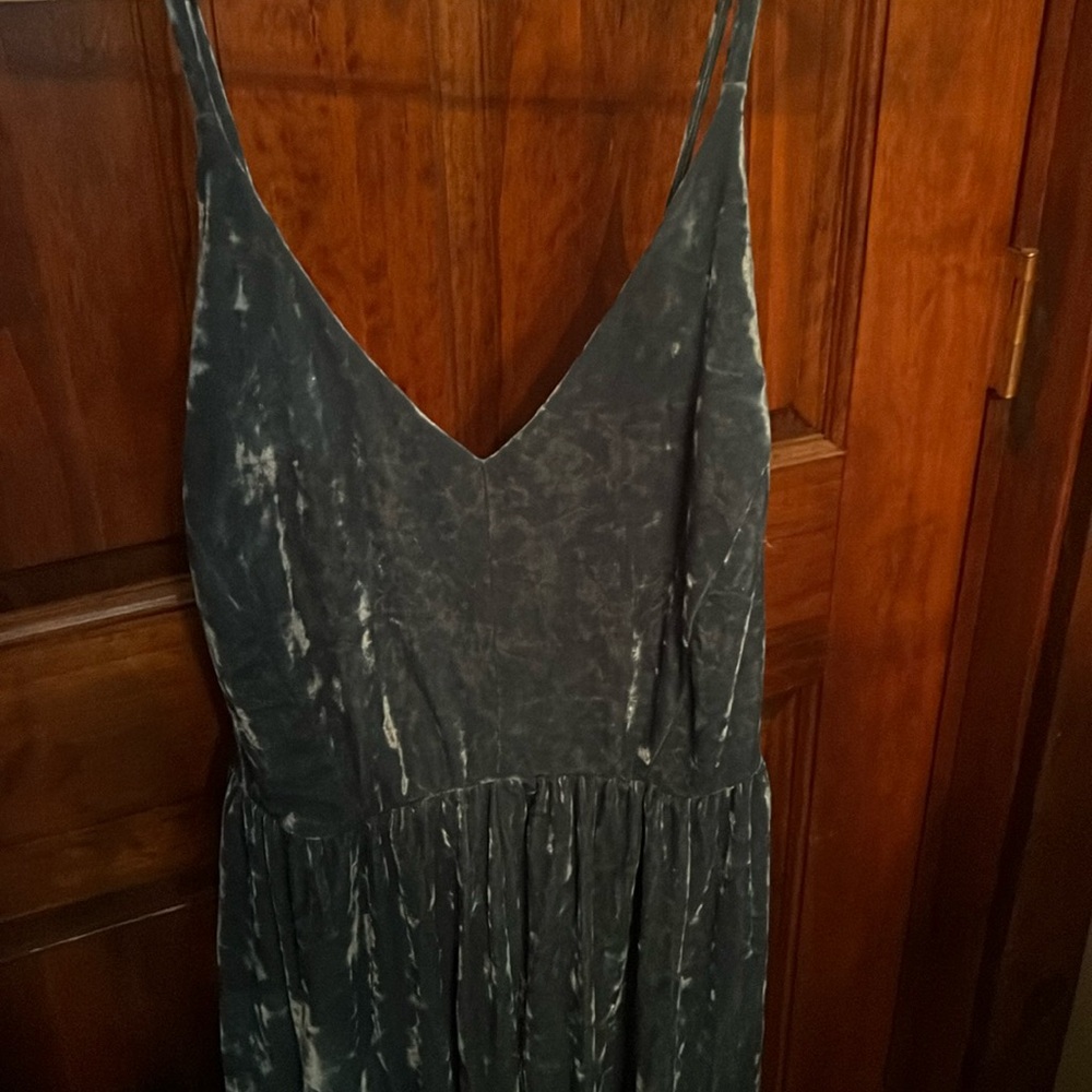 Target Wild Fable green turquoise velvet dress XL / XXL